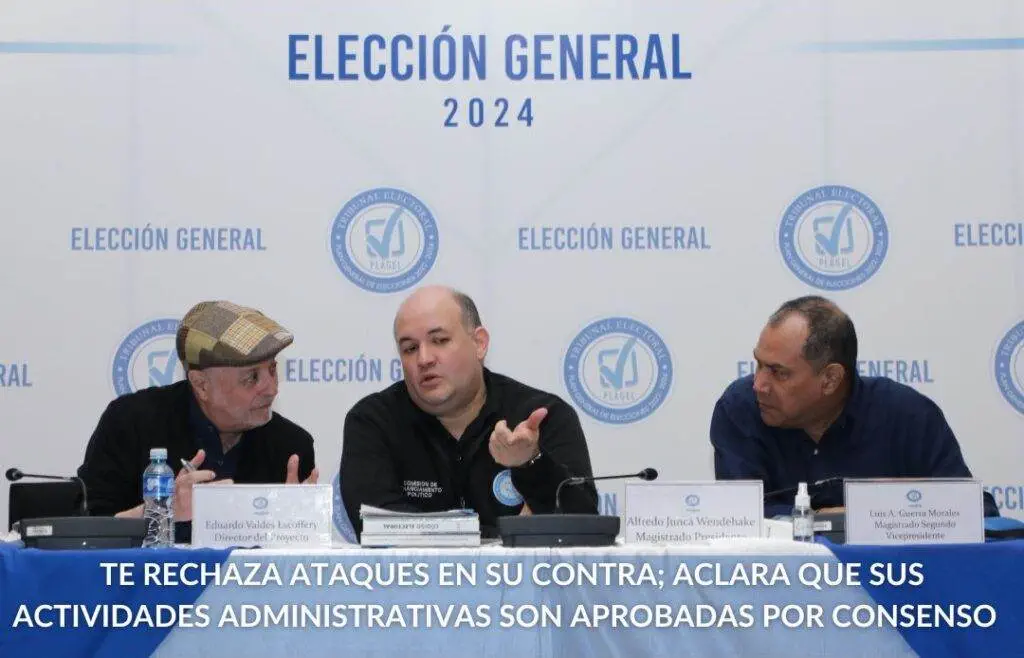 Magistrados-comunicado-Tribunal-Electoral-1 Los tres magistrados del TE y demás colaboradores de la institución continúan trabajando en el desarrollo del Plan General de Elecciones (PLAGEL).