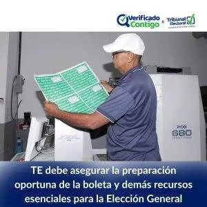 Boletas de votación-papeletas-Tribunal Electoral-Código Electoral-verificadocontigo.com