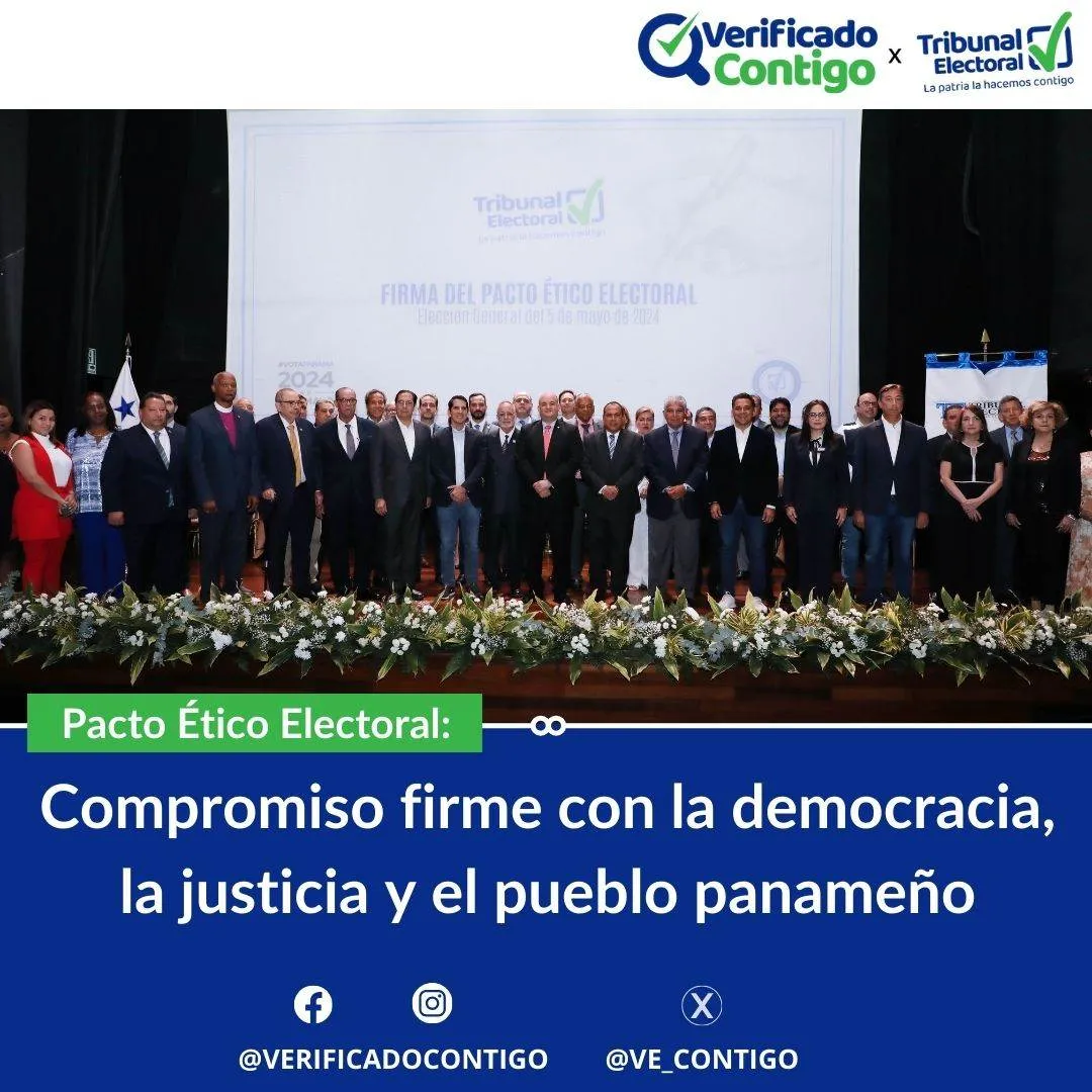 Pacto Ético Electoral-Verificadocontigo.com-Tribunal Electoral-Partidos Políticos.