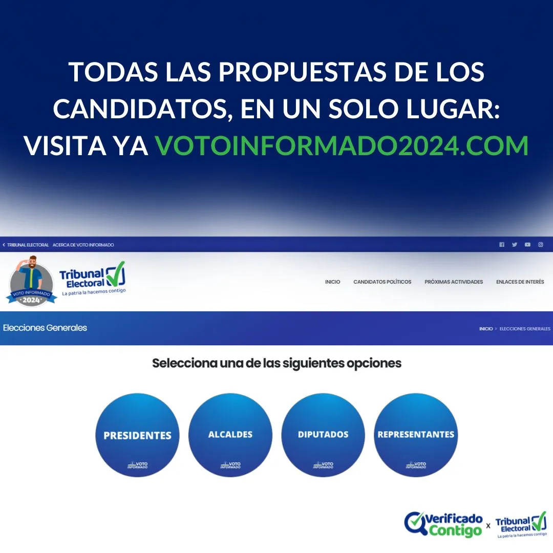Voto informado-votoinformado2024.com-Tribunal Electoral-propuestas candidatos-elecciones Panamá-elecciones 2024-verificadocontigo.com