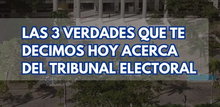 3 verdades acreca del TE-TE-Tribunal Electoral-Fiscalía General Electoral-verificadocontigo.com