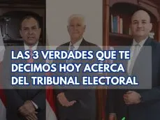 3 verdades sobre el Tribunal Electoral-magistrados Tribunal Electoral-TE-verificadocontigo.com