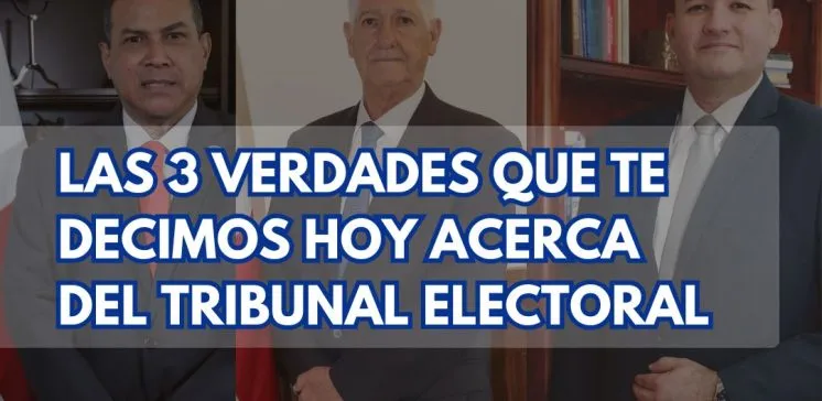 3 verdades sobre el Tribunal Electoral-magistrados Tribunal Electoral-TE-verificadocontigo.com