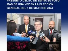 Denuncia-doble voto-Elección General-elecciones Panamá-5 de mayod e 2024-TE-Tribunal Electoral Panamá-verificadocontigo.com