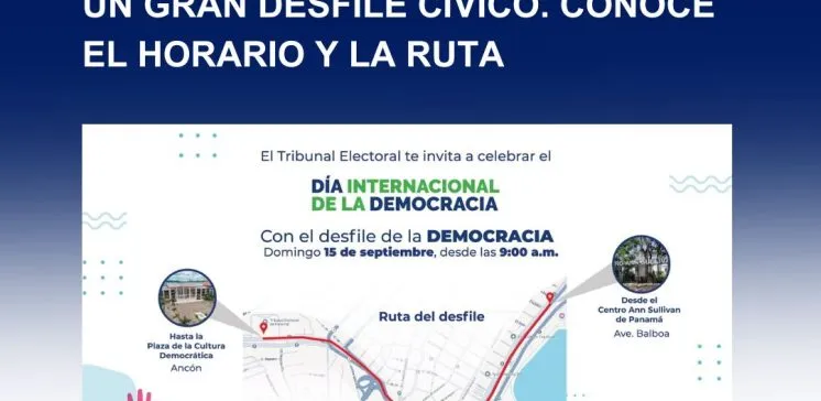 Desfile-Semana de la Democracia-Día Internacional de la Democracia-DemoFest24-TE-Tribunal Electoral-verificadocontigo.com