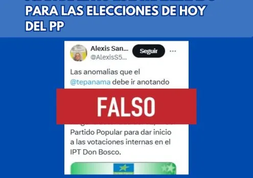 El Tribunal electoral informa que el centro de votación que se menciona en esta publicacion no se encuentra habilitado para votar el día de hoy en las elecciones del partido popular