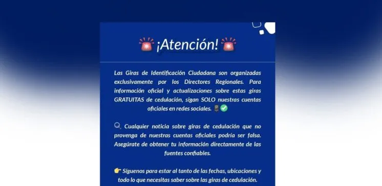 Giras de identificación ciudadana-Tribunal Electoral-verificadocontigo-giras