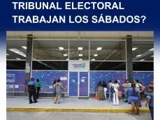Oficinas del Tribunal Electoral-Tribunal Electoral sábado-TE-verificadocontigo.com