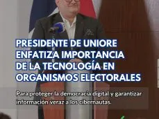 Presidente UNIORE-Ciclo Webinars 2025-magistrado Juncá-Alfredo Juncá Wendehake-desinformación electoral-desinformación procesos electorales-Tribunal Electoral-verificadocontigo.com-Panamá