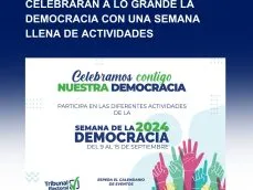 Semana de la Democracia-Día Internacional de la Democracia-democracia-Día de la Democracia-Tribunal Electoral-TE-verificadocontigo.com