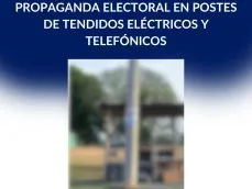 Propaganda electoral-postes-Tribunal Electoral-verificadocontigo.com