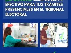 Trámites Tribunal Electoral-pago en efectivo-TE-verificadocontigo.com