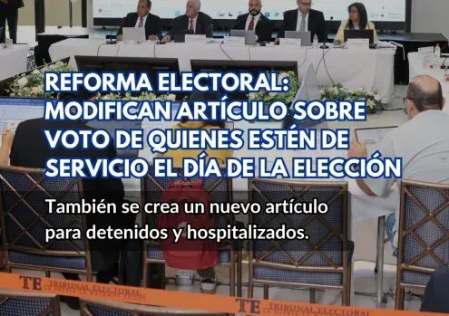 CNRE-TE-Tribunal Electoral-reformas Panamá-reformas electorales Panamá-Comisión Nacional de Reformas Electorales-verificadocontigo.com