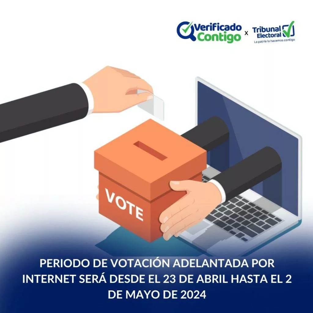 Panameños que cumplen requisitos podrán votar por adelantado del 23 de